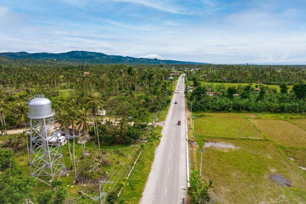 Bohol countryside road during a two-day tour