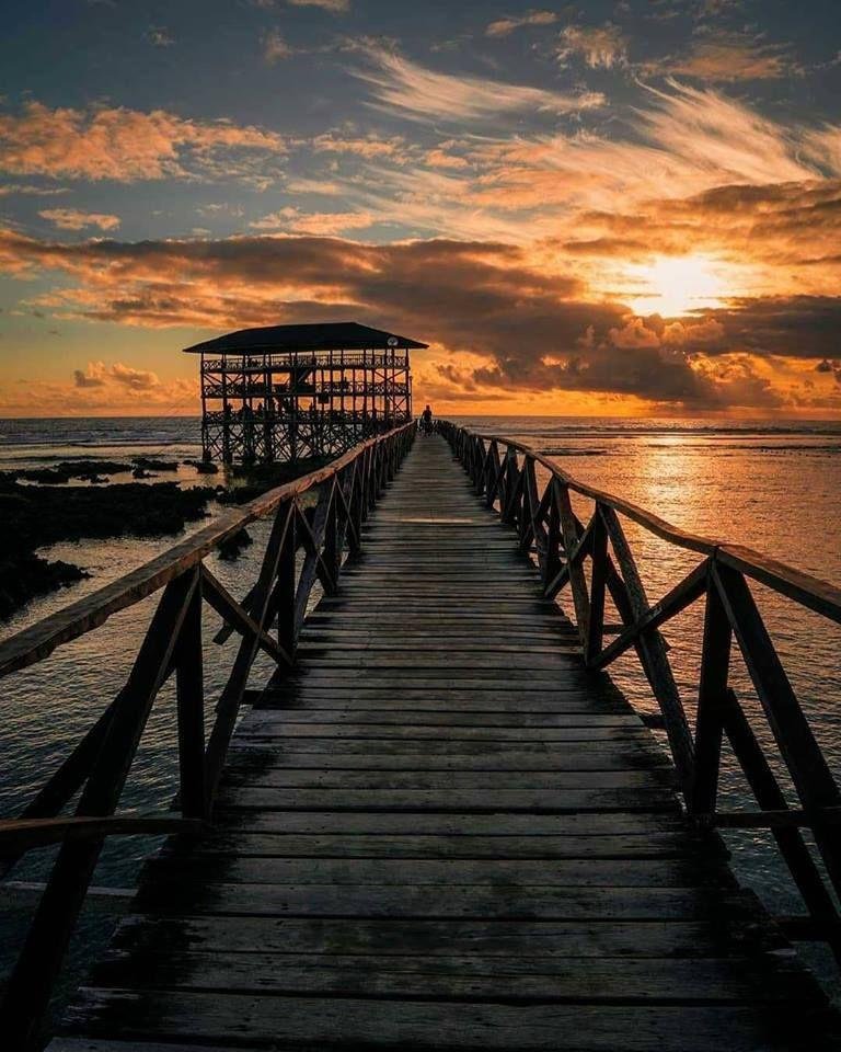 Siargao sunset beach Philippines