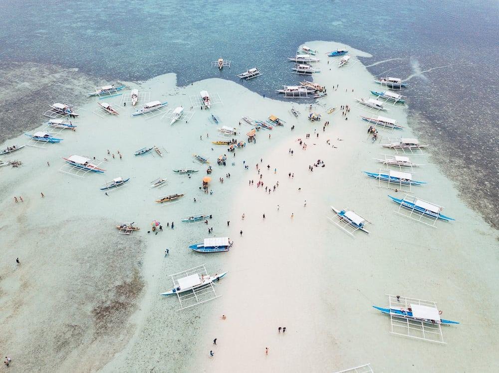 Island hopping experience in Bohol
