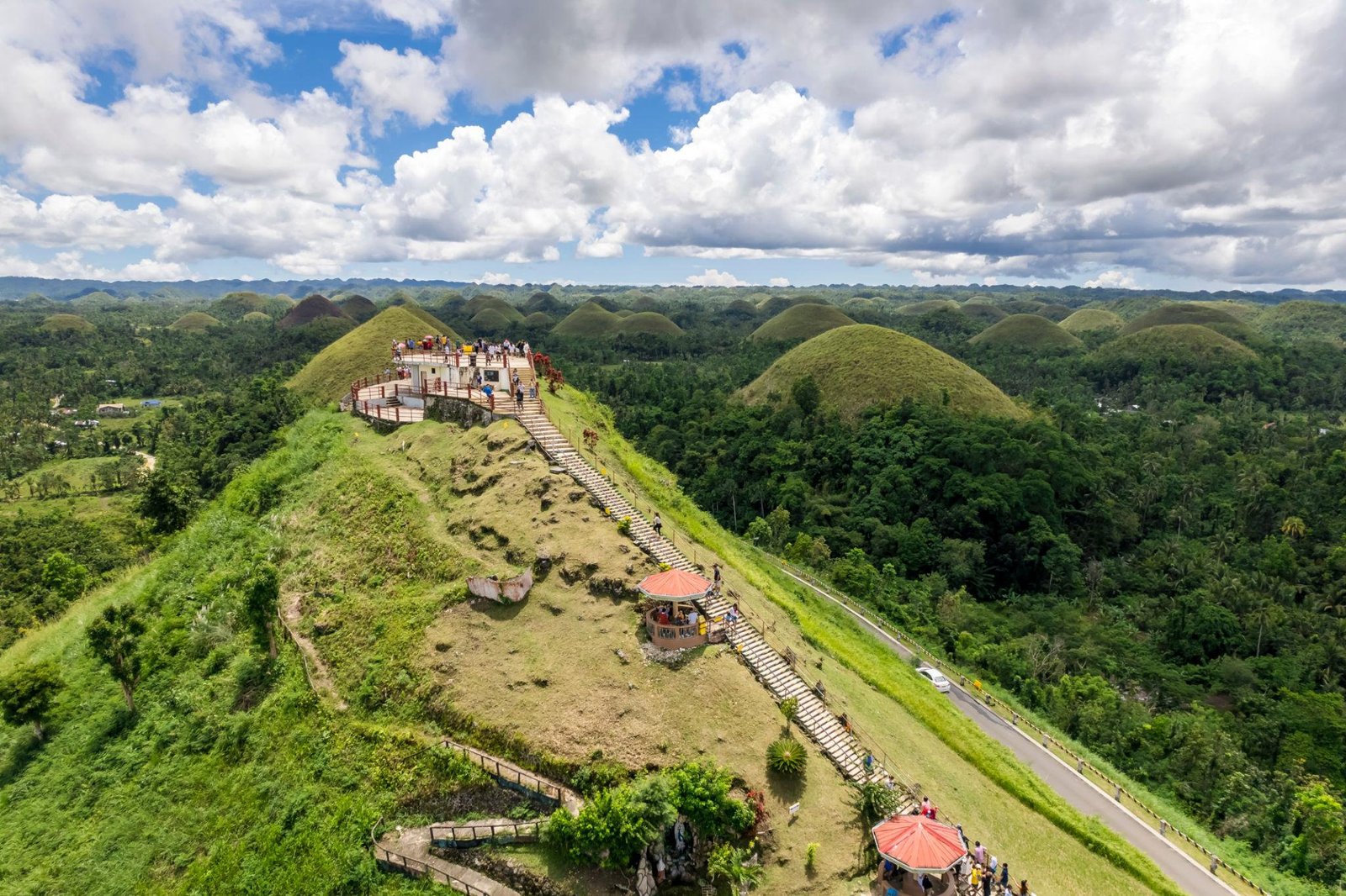 Chocolate Hills in Bohol, Philippines