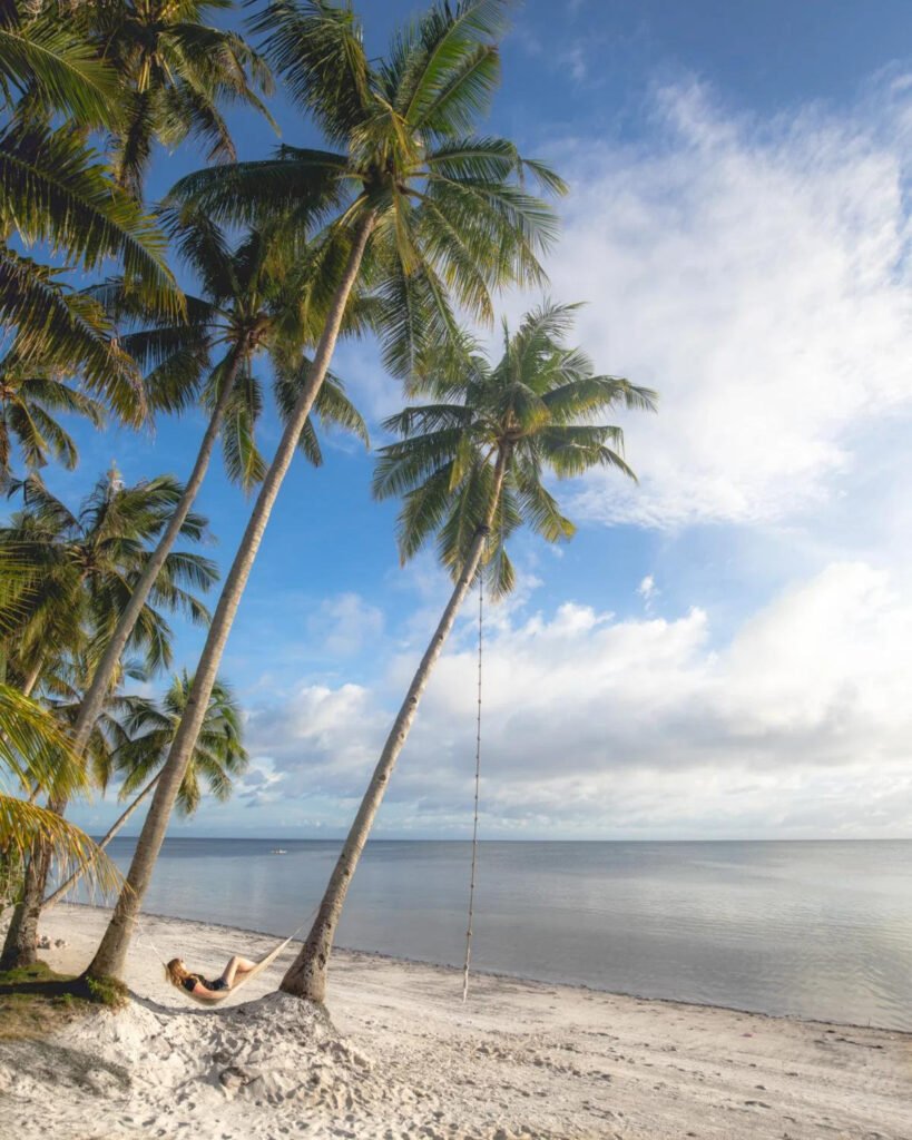 Relaxing on Siquijor Beach