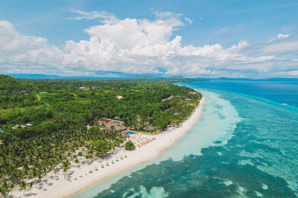 Aerial view of Bohol Island