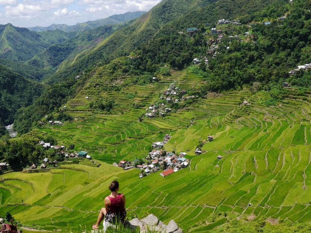 Banaue rice terraces mountain landscape Philippines