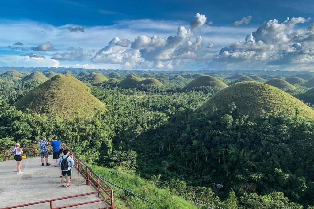 Visitors exploring Bohol attractions
