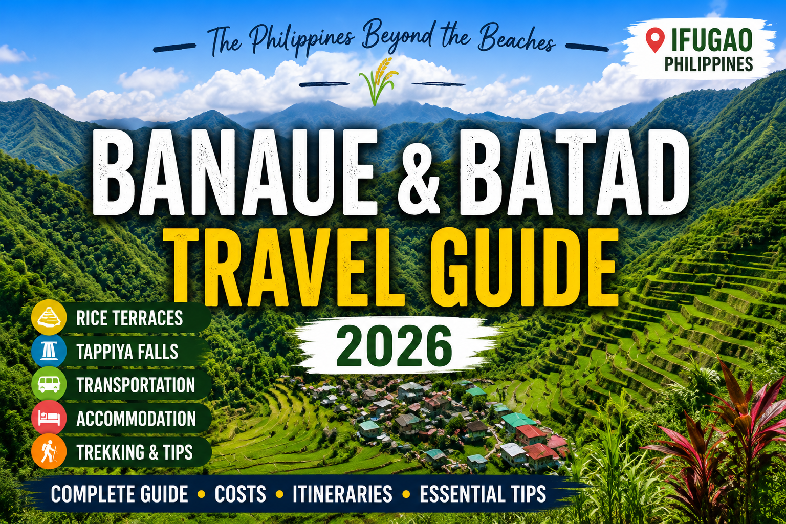 Banaue & Batad Travel Guide 2026: The Philippines Beyond the Beaches 🌾