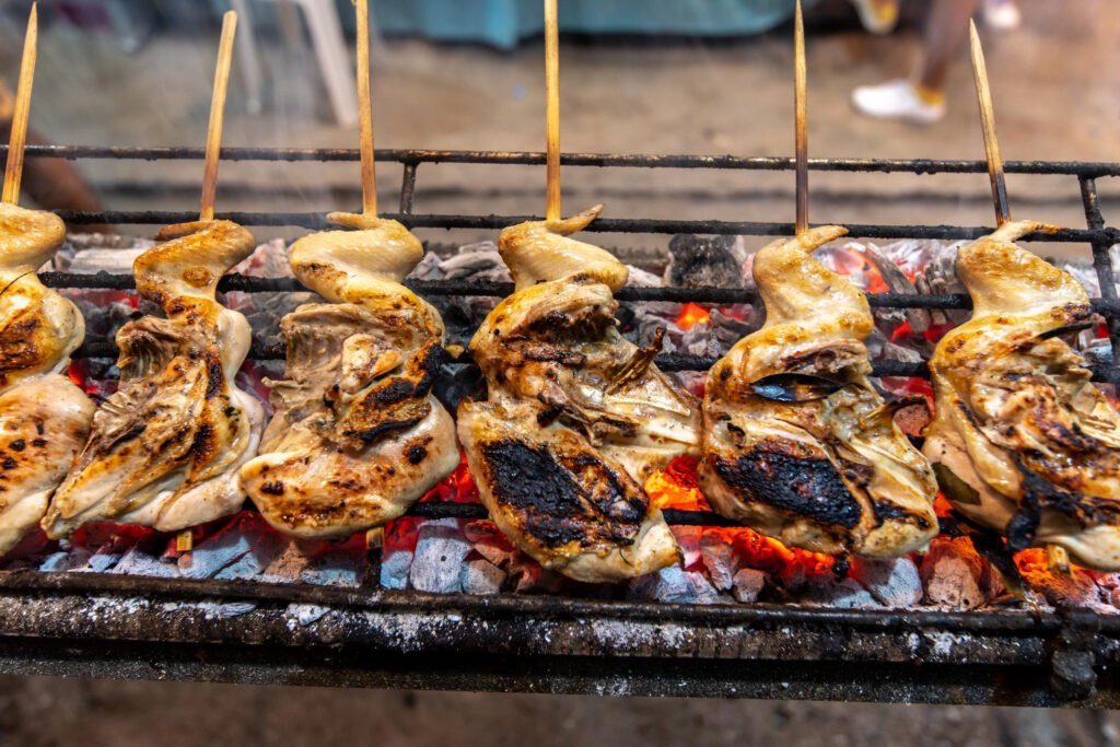 Filipino-style native grilled chicken representing traditional Ilonggo cuisine