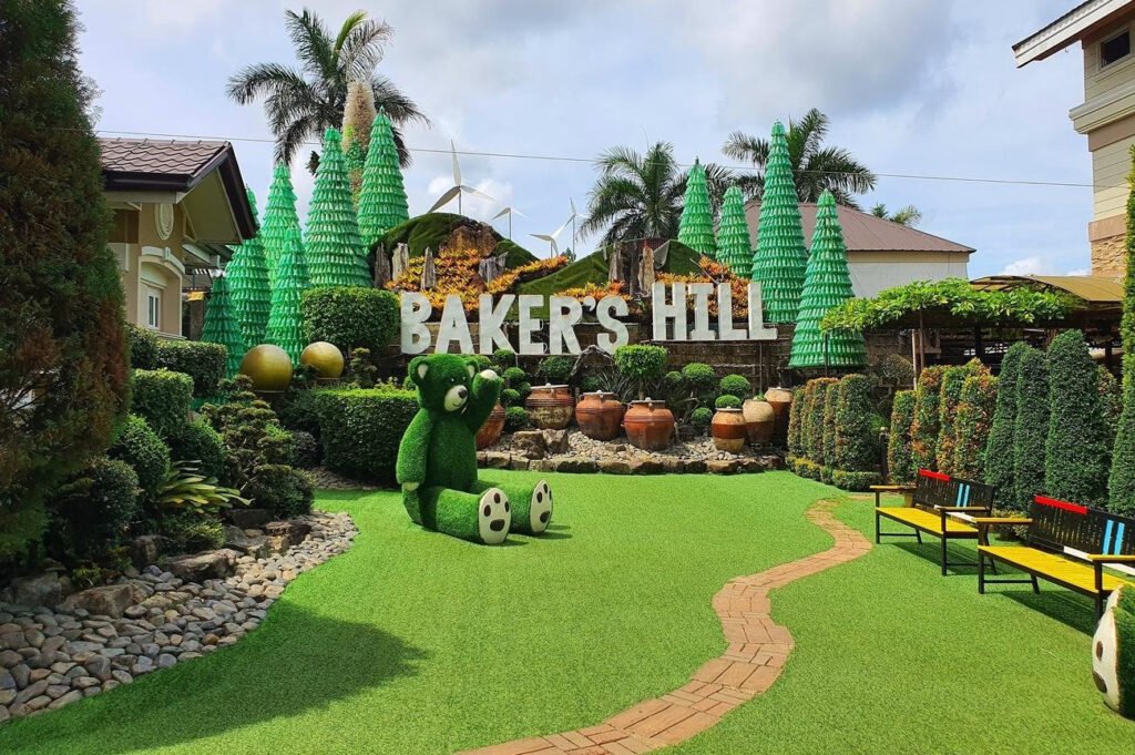 Colorful gardens and attractions at Baker's Hill in Puerto Princesa