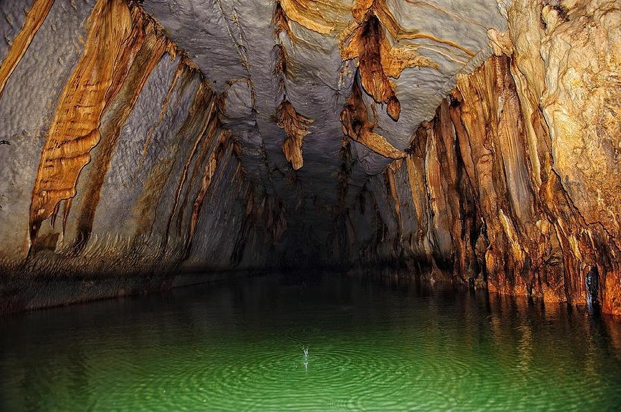 Limestone formations inside the Puerto Princesa Underground River cave