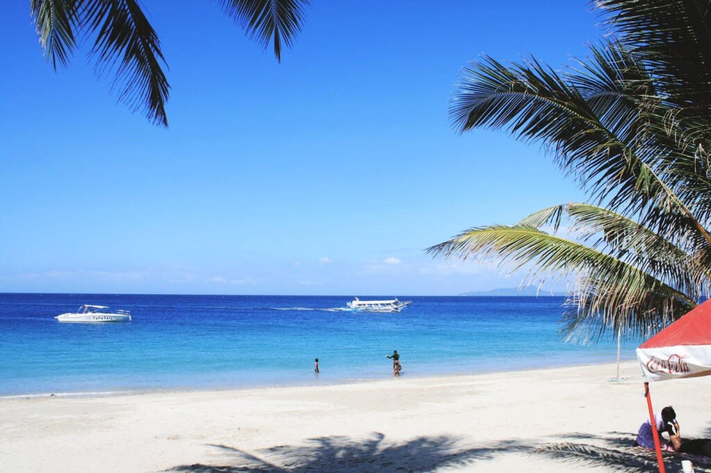 White Beach on a sunny afternoon