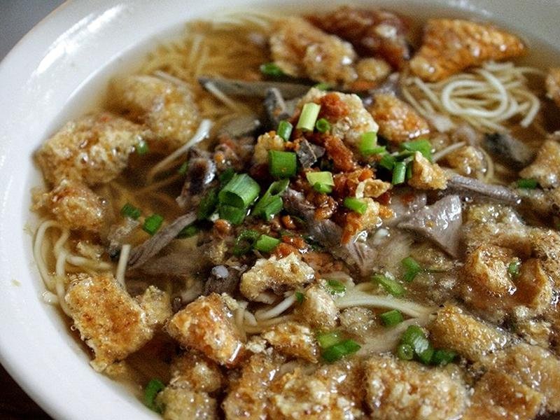 Traditional La Paz Batchoy noodle soup, one of Iloilo's most famous local dishes