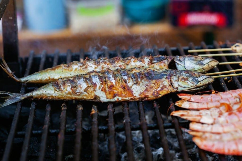 Fresh Filipino seafood representing Iloilo's local dining scene