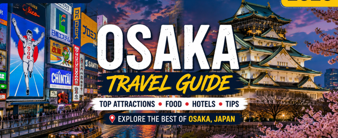 🇯🇵 Osaka Travel Guide 2026: Best Things to Do, Where to Stay, Food & Travel Tips
