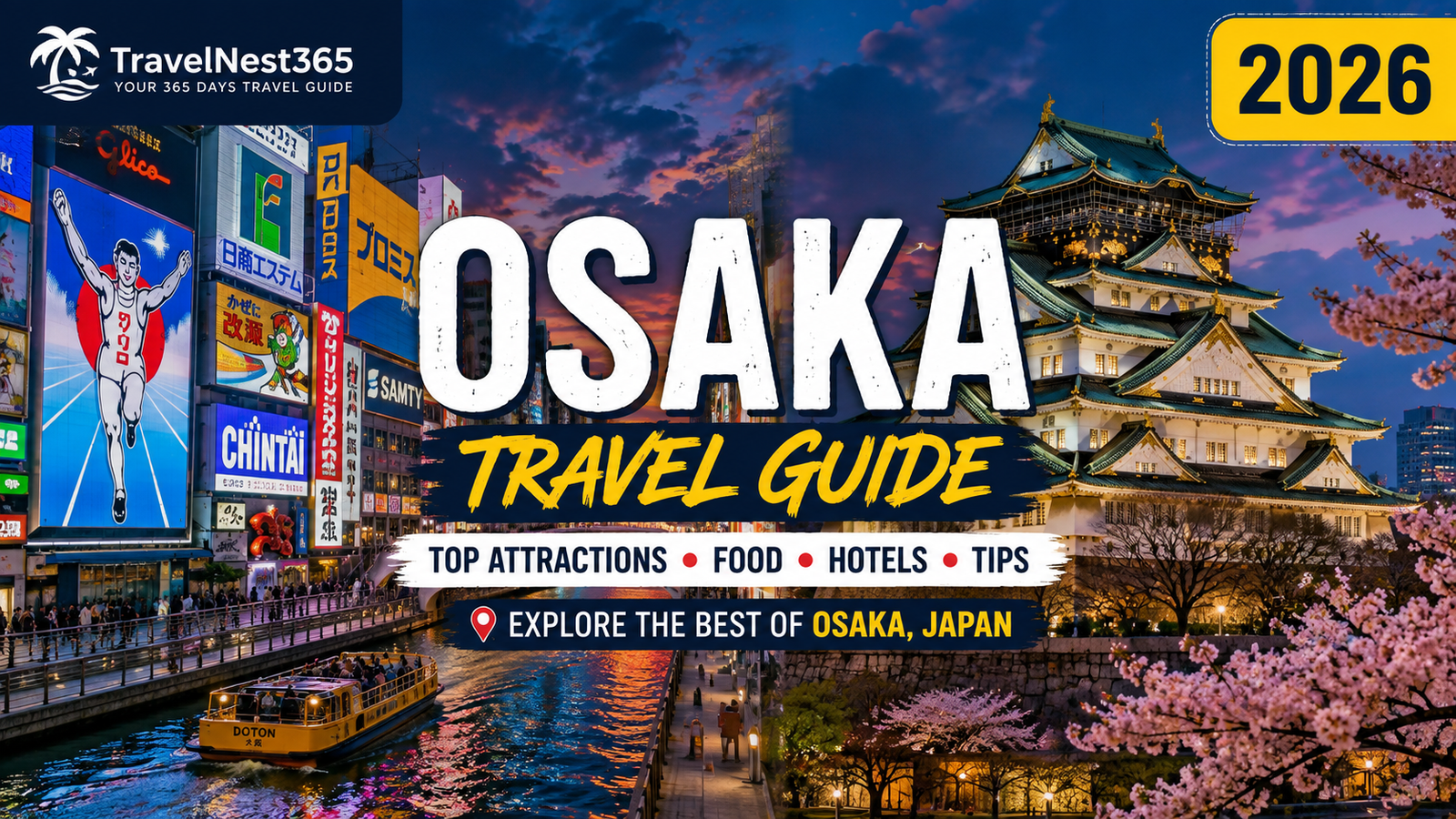 🇯🇵 Osaka Travel Guide 2026: Best Things to Do, Where to Stay, Food & Travel Tips
