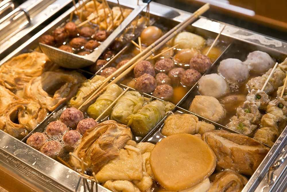 Traditional Kanazawa oden served in Kanazawa Japan