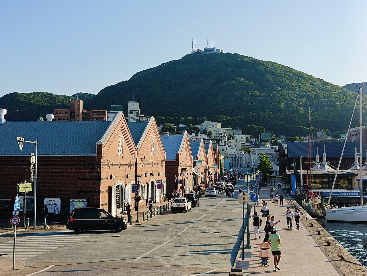 Kanemori Red Brick Warehouses in the Hakodate Bay Area