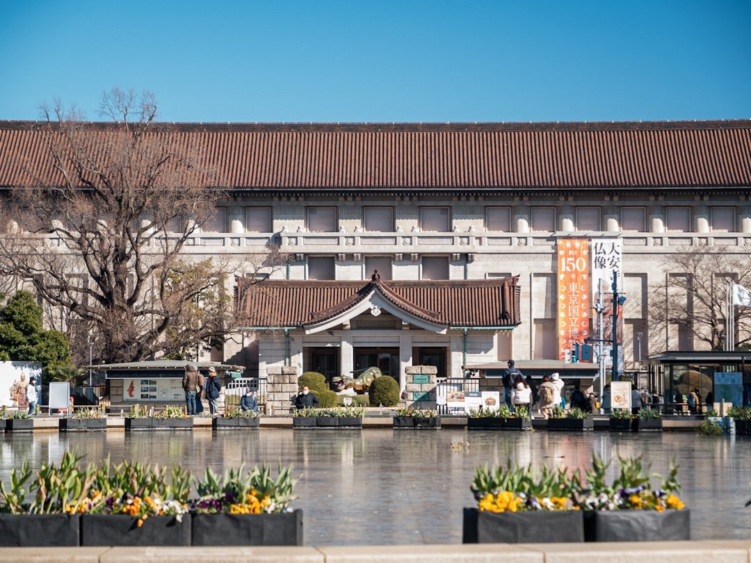 Tokyo National Museum main building across the pond in Ueno Park