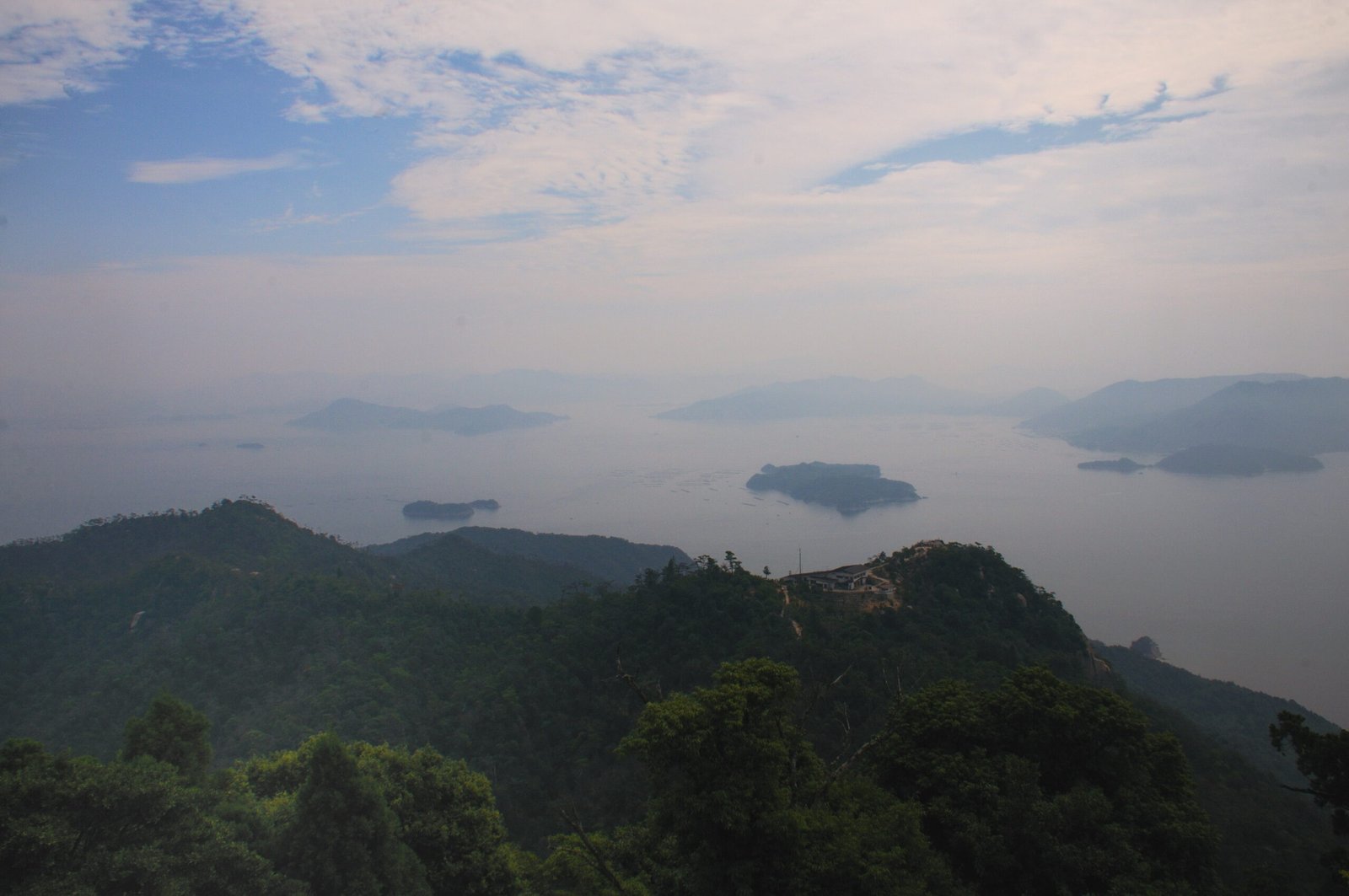 Islands of the Seto Inland Sea viewed from Mount Misen