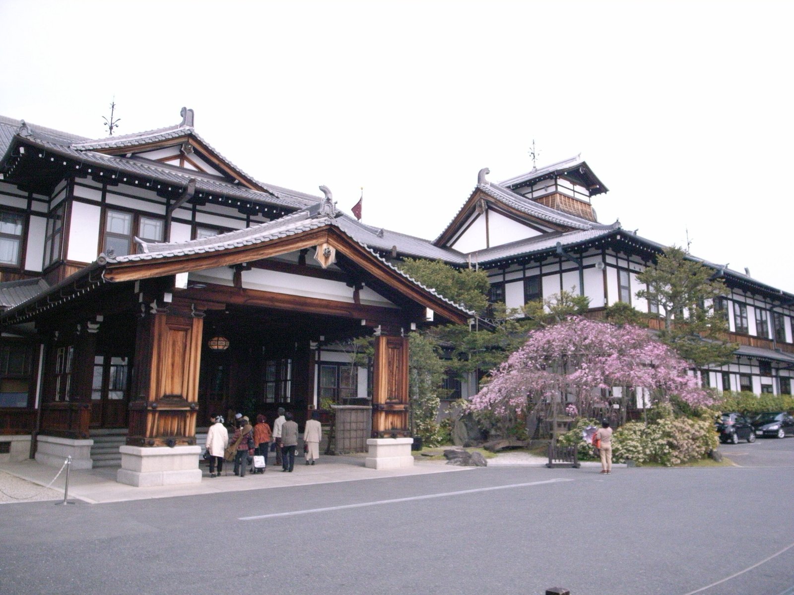 Nara Hotel historic main building exterior, archival photograph